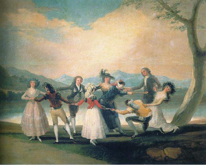 Francisco de Goya Das Blindekuhspiel oil painting image